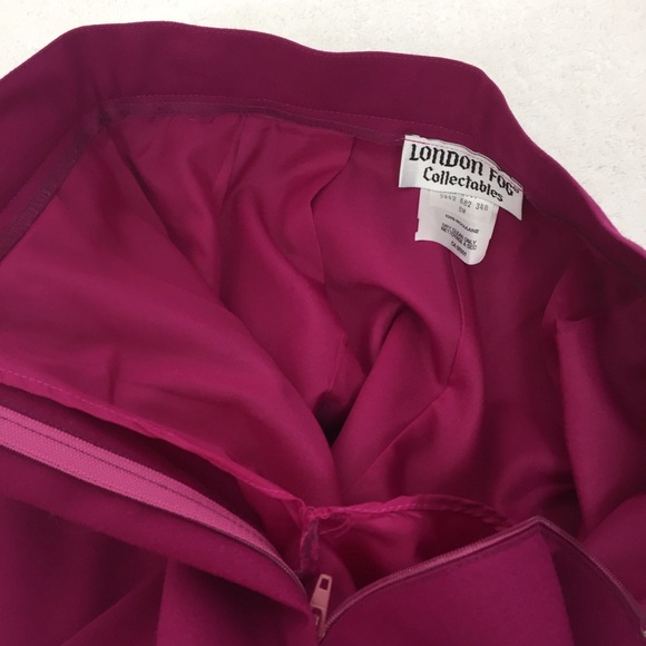 Vintage super high waisted pleated wool pants pink - Picture 6 of 6